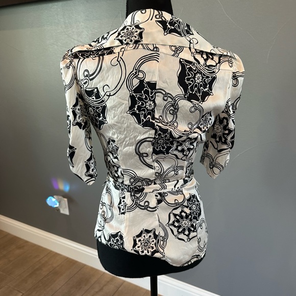 Bebe Patterned Blouse - XS - Picture 2 of 13